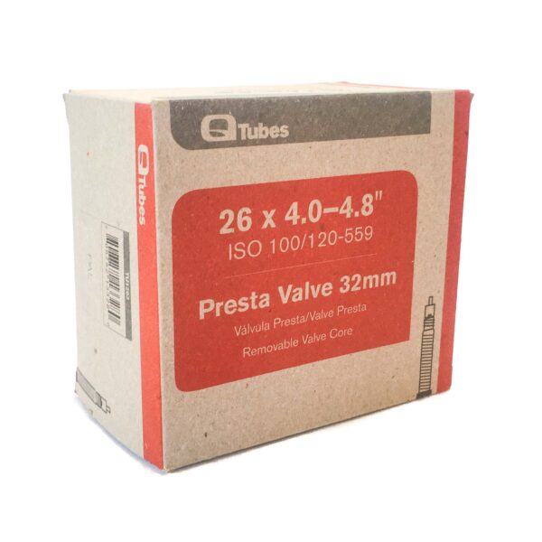 QTubes 26 x 4.0-4.8 PV Fatbike Tube