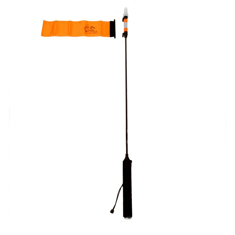 Yakattack VISIPole II™, Light, Mast, Floating Base GearTrac™ Ready, Includes Flag