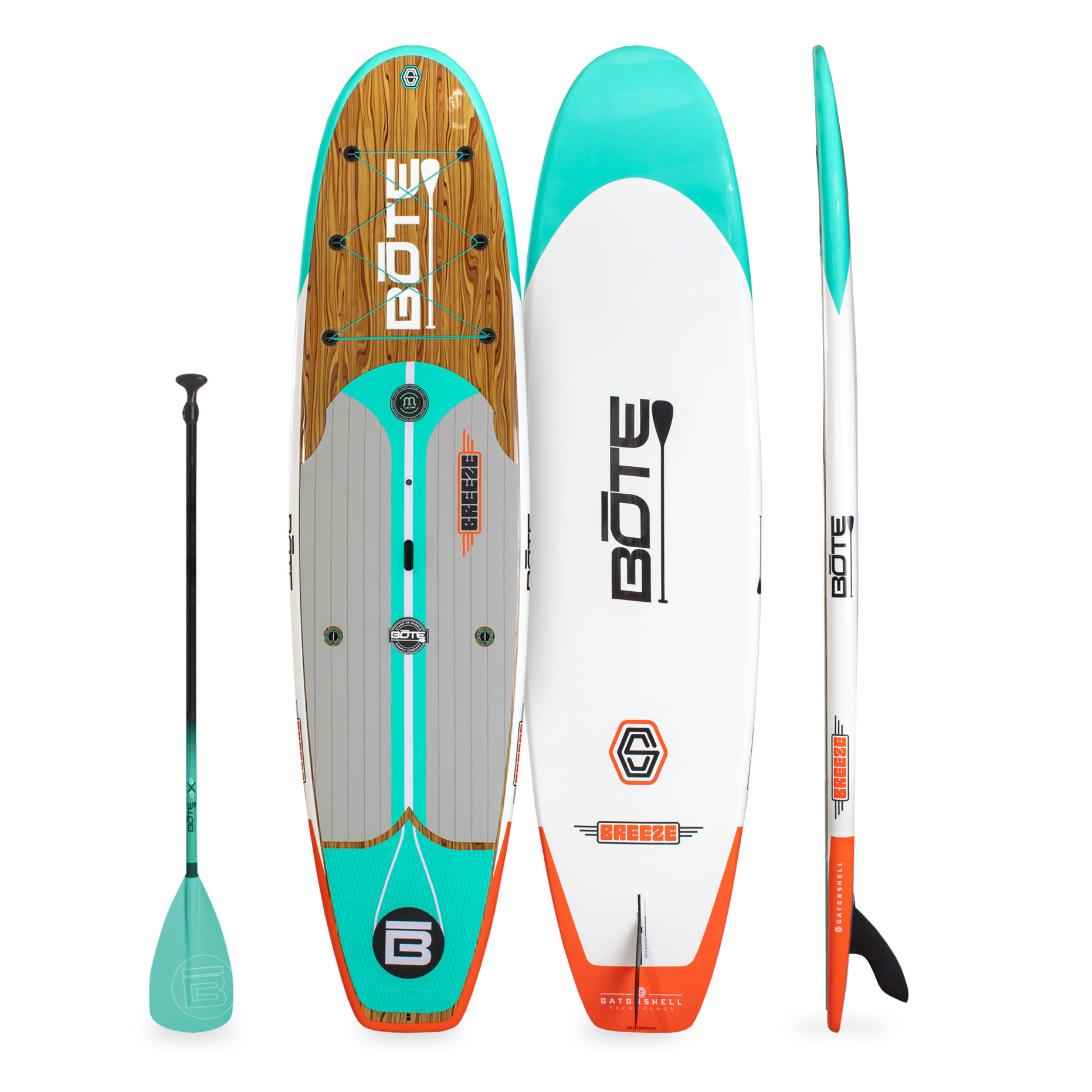 <p>We present our flagship of fun: the Breeze 10&prime;6&Prime;&nbsp; Gatorshell&mdash;designed for stability and ease, crafted for durability and style, wrapped in an affordable bow. The Breeze is the perfect platform for pure paddling. From beach to boat, lake to surf, you'd be hard-pressed to find a more fulfilling paddling experience.</p>
<p><strong>Technical Specs</strong>&nbsp;</p>
<ul>
<li><strong>Dimensions:</strong>&nbsp;10&prime;6&Prime; L &times; 32&Prime; W &times; 4.5&Prime; D</li>
<li><strong>Capacity:</strong>&nbsp;230 LBS</li>
<li><strong>Avg. Weight:</strong>&nbsp;31 LBS</li>
<li><strong>Construction:</strong>&nbsp;Gatorshell Technology</li>
<li><strong>Travel Bag Dimensions:</strong>&nbsp;36&Prime; L &times; 17&Prime; W &times; 13&Prime; D</li>
<li><strong>Loaded Bag Weight:</strong>&nbsp;42 LBS</li>
</ul>
<p><em>If rider weight is within 50 LBS of a board's listed capacity, BOTE recommends upgrading to a larger capacity board.</em></p>