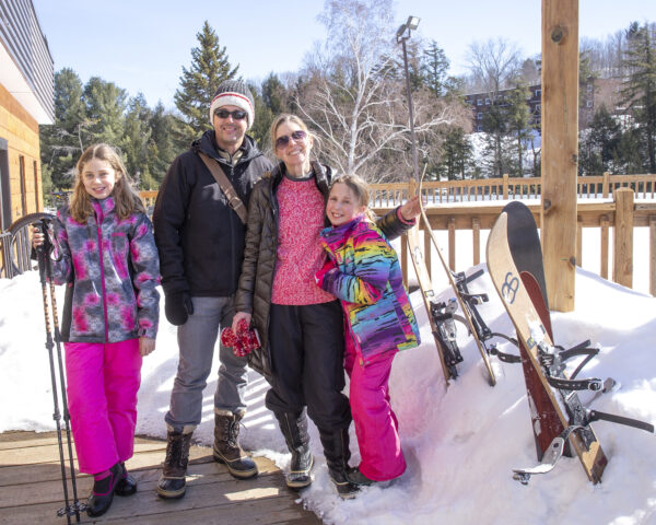 Family Back Country Skiing
