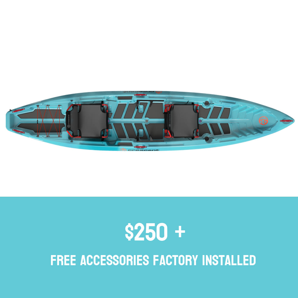 Crescent CREW  Tandem Kayak a Limited  Colour Release Seafoam