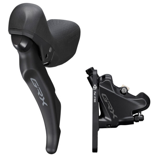 Shimano Shift Lever and Caliper Set, GRX ST-RX600-R / BR-RX400-R, Rear, 11 speed, Flat mount